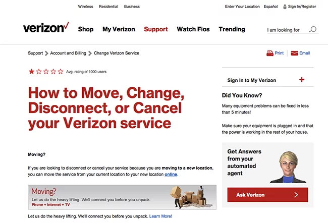 Verizon step 1